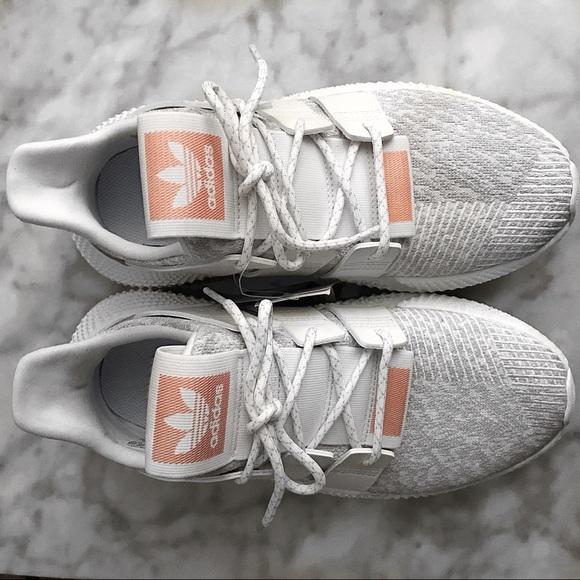 adidas Shoes - {adidas} White/Gray/Pink Prophere Sneakers